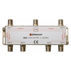 Johansson 4506 - Διακλαδωτής κεραίας 6 εξόδων 