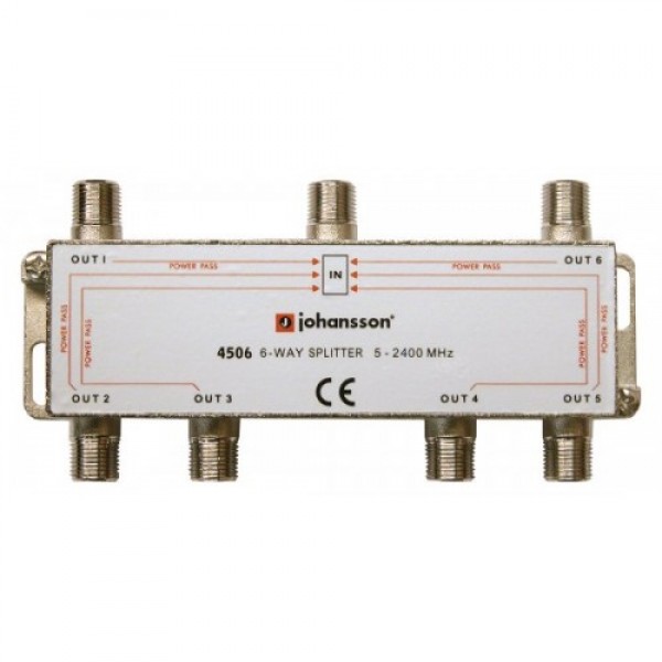 Johansson 4506 - Διακλαδωτής κεραίας 6 εξόδων 