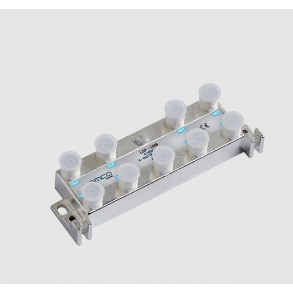 LEMCO LSP-1008 Κάθετος διακλαδωτής TV 8 εξόδων (5-1000MHz) με DC pass