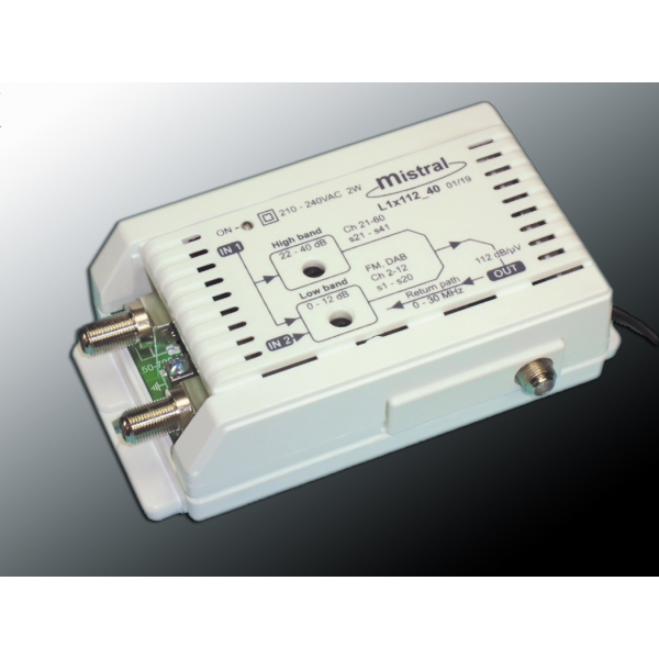 Mistral L1x112 Ενισχυτής γραμμής 40 dB