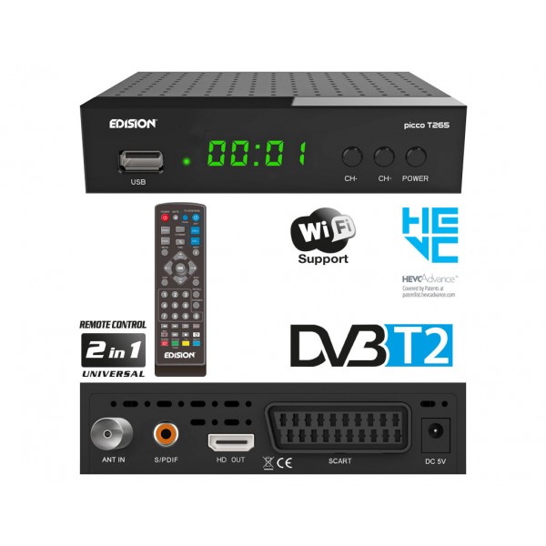 EDISION PICCO T265 DVB-T2, H.265