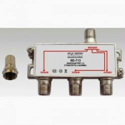 Silver star SD-713 Διακλαδωτής κεραίας 3 εξόδων