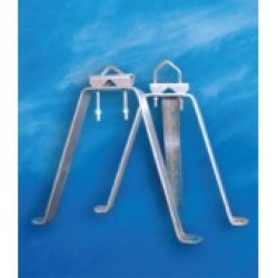 Condor Στήριγμα ιστού κεραίας τύπου Μ 4mm 10cm (ζεύγος)