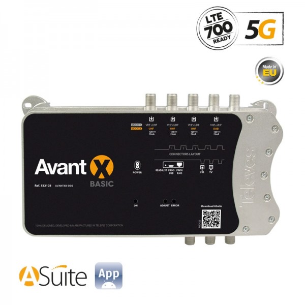 Televes 532103 MINI HEADEND 5G LTE AVANT X BASIC