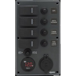 Eval Αδιάβροχος πίνακας αλουμινίου IP-66 01200-4B