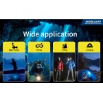 SM-D6 Lite Καταδυτικός Φακός LED φωτεινότητας 2000lm