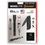 MAGLITE SP32TRK Φακός MINI 2x AAA LED μαύρος & μαχαίρι Gerber KIT