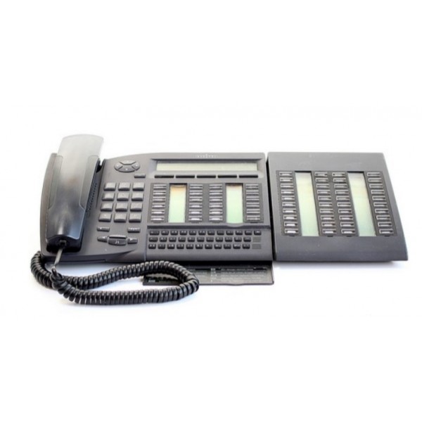 Alcatel 4035 Advanced Reflexes Τηλεφωνική συσκευή + 40 Key Module Μαύρη 3AK27099 (Used)