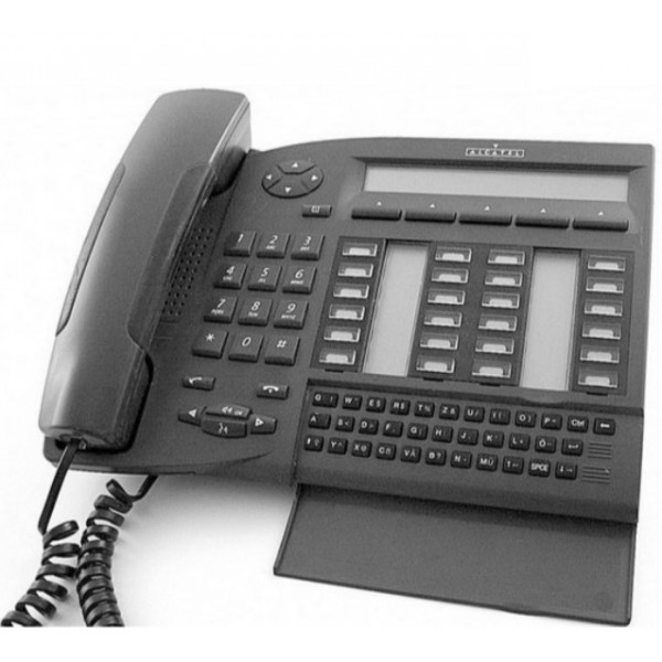 Cornetta Sostitutiva Per Telefoni Alcatel Serie 4000, Grigio Antracite Con Connettore RJ9