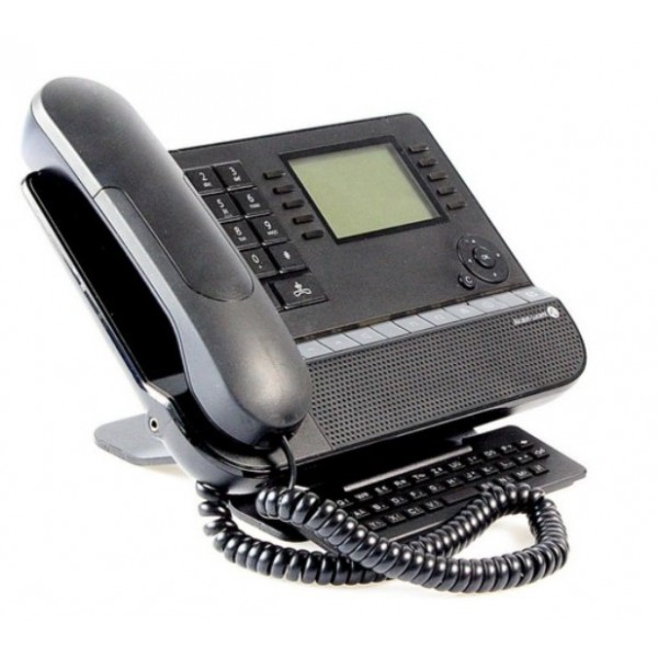 Alcatel Lucent 8039 Premium Τηλεφωνική συσκευή Μαύρη QWERTZ πληκτρολόγιο (Used)