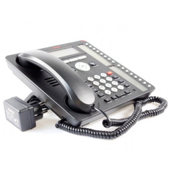Avaya 1616 IP Τηλεφωνική συσκευή Μαύρη (Used)