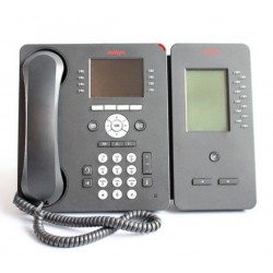 Avaya 9611G IP Τηλεφωνική συσκευή VoIP Γκρι + Key extension BM12 (Used)