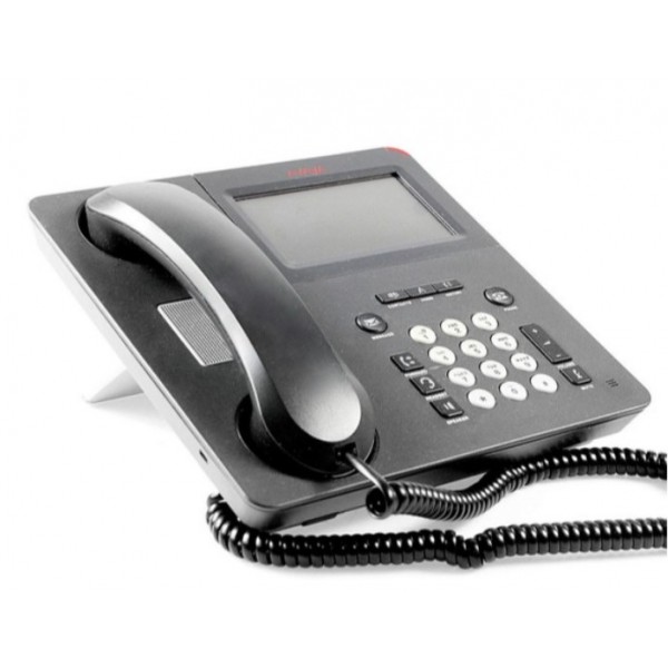 Avaya 9641G IP Τηλεφωνική συσκευή VoIP Μαύρη Touch Color Display (Used)