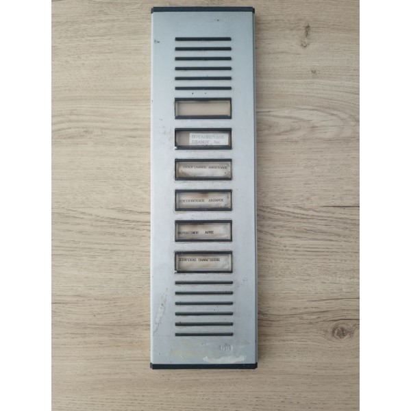 bpt πρόσοψη μπουτονιέρας 6 πλήκτρων (Used)