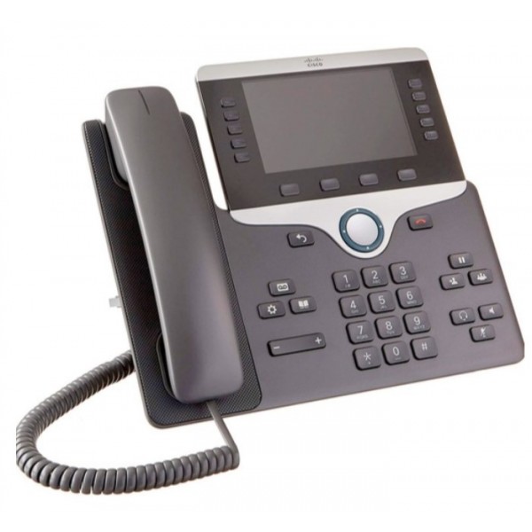 CISCO 8851 IP Τηλεφωνική συσκευή PoE Μαύρη Bluetooth CP-8851-K9 (Used)