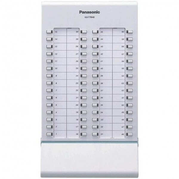 Panasonic KX-T7640 DSS κονσόλα 60 πλήκτρων Λευκή (Used)