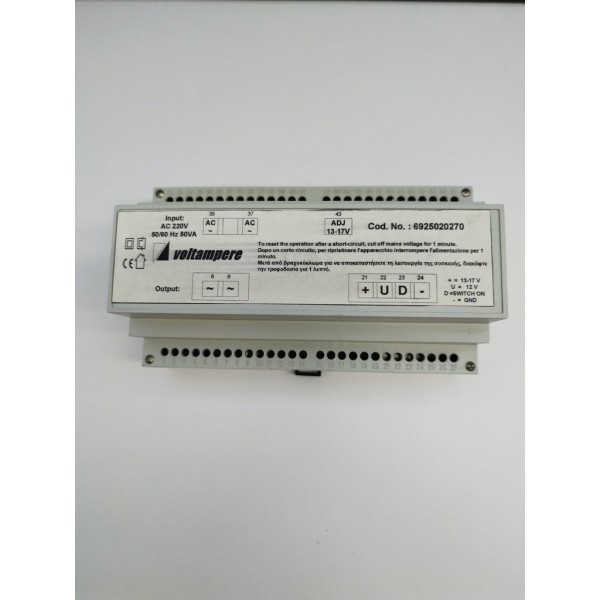 Voltampere Τροφοδοτικό 220V ADJ 13-17V 6925020270 (Used)