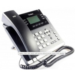 Yealink T42G VoIP Τηλεφωνική συσκευή Μαύρη SIP-T42G Σύνδεση με PoE (Used)