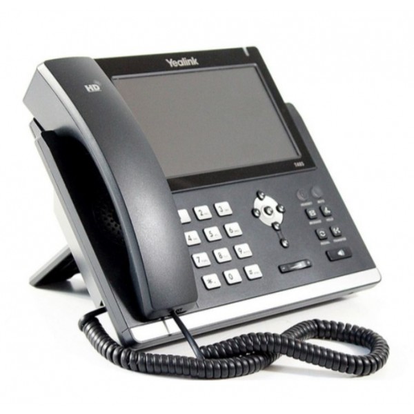 Yealink T48S VoIP Τηλεφωνική συσκευή Μαύρη SIP-T48S 7” Οθόνη αφής, PoE (Used)