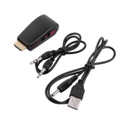 CAB-H076 Μετατροπέας HDMI 19pin σε VGA, audio jack, USB power