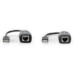 NEDIS  USB EXTENDER Πομποδέκτης για επέκταση USB μέσω καλωδίου UTP