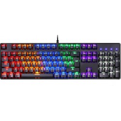 Motospeed CK107 Μαύρο, Μπλέ Διακόπτες