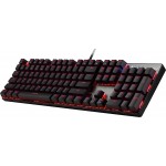 Motospeed Inflictor CK104 Ασημί, Μπλε διακόπτες (GR) 