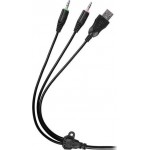 NOD DEPLOY USB Gaming Headset με RGB LED φωτισμό, δόνηση και χειριστήριο.  NOD DEPLOY USB Gaming Headset με RGB LED φωτισμό, δόνηση και χειριστήριο.