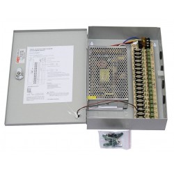 12V/20A τροφοδοτικό 18 εξόδων για κάμερες