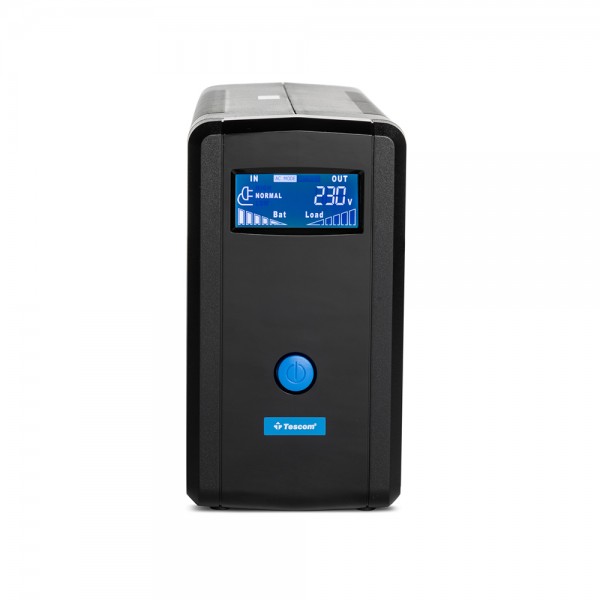 TESCOM Leo Plus LCD 650AP UPS Line Interactive (UPS.0785) (TSLCD650AP)