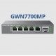 Grandstream GWN7700MP 5-Port Unmanaged 2.5G Multi-Gigabit Network PoE Switch,1 SFP+ Fiber Port