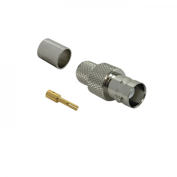 BNC Female Connector Crimp για καλώδιο LMR-400