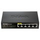 D-LINK DES-1005P 5-Port Fast Ethernet PoE Desktop Switch (4 x 10/100 + 1 PoE)