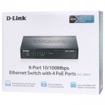 D-LINK DGS-1008P 8-Port Gigabit PoE Unmanaged Desktop Switch