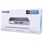 D-LINK DES-1016D 16-Port Ethernet 10/100 Unmanaged Desktop Rackmount Switch