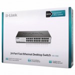 D-LINK DES-1024D 24-Port Ethernet 10/100 Unmanaged Desktop Rackmount Switch