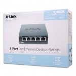 D-LINK DES-105 5-Port Fast Ethernet Unmanaged Desktop Switch
