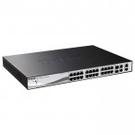 D-LINK DES-1210-28P 24-Port Fast Ethernet PoE +2 Gigabit Ethernet +2 Combo SFP Unmanaged Metro Desktop Rackmount Switch