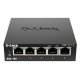 D-LINK DGS-105 5-Port Gigabit Ethernet 10/100/1000 Unmanaged Desktop Switch