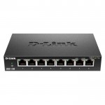 D-LINK DGS-108 8-Port Gigabit Ethernet 10/100/1000 Unmanaged Desktop Switch