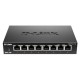 D-LINK DGS-108 8-Port Gigabit Ethernet 10/100/1000 Unmanaged Desktop Switch
