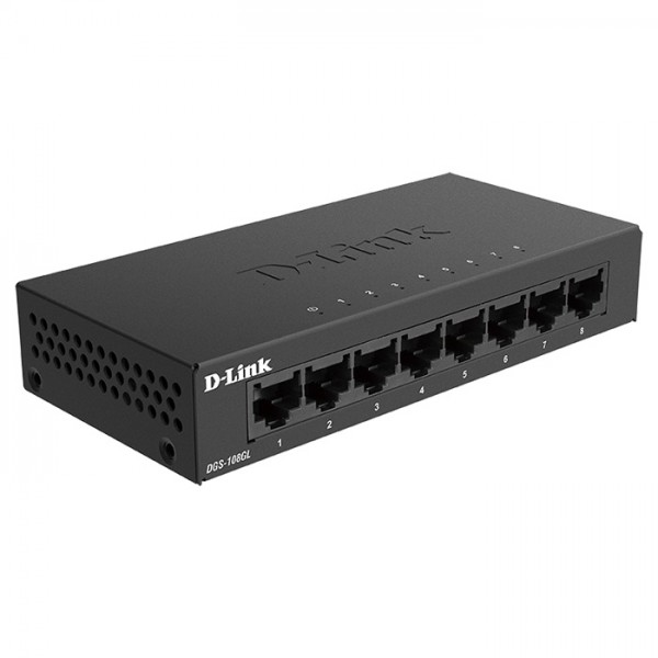 D-LINK DGS-108GL 8-Port Gigabit Ethernet 10/100/1000