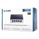 D-LINK DGS-1100-05 5-Port Gigabit Smart Managed Switch