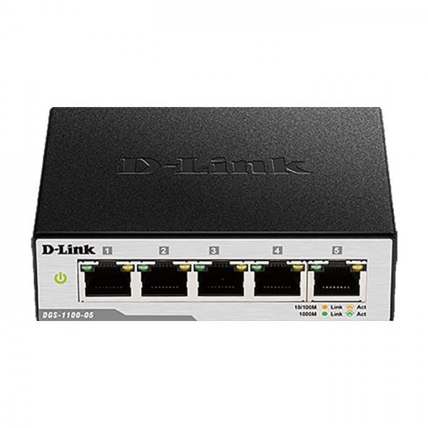 D-LINK DGS-1100-05 5-Port Gigabit Smart Managed Switch