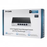 D-LINK DGS-1100-05PD 5-Port PoE-Powered Gigabit Smart Managed Switch με 3xGigabit & 2xPoE-ports