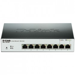 D-LINK DGS-1100-08P 8-Port Smart Managed Gigabit POE Desktop Switch