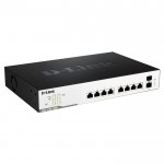 D-LINK DGS-1100-10MP 10-Port Max PoE Gigabit Smart Managed Switch με 8xPoE & 2xSFP ports,130W