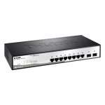 D-LINK DGS-1210-10 10-Port Gigabit Smart Managed switch, 8xGigabit & 2xSFP ports