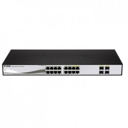 D-LINK DGS-1210-16 16-Port Gigabit Smart Managed switch, 16xGigabit, 4xcombo 1000BASE-T/SFP ports