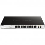 D-LINK DGS-1210-28MP 28-Port Max Poe Gigabit Smart Managed switch, 24xPoE & 4xSFP ports, 370W